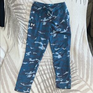 Under Armour Kids' Blue Camo Joggers